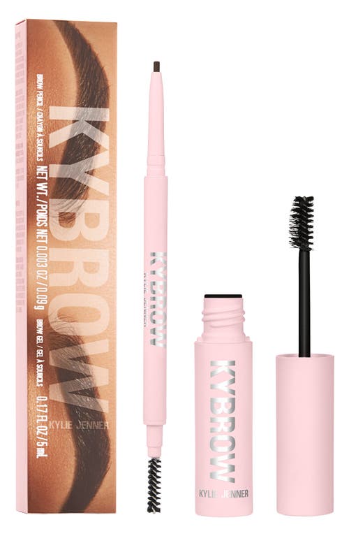 Kylie Cosmetics Kybrow Brow Gel & Pencil Kit in Medium Brown at Nordstrom
