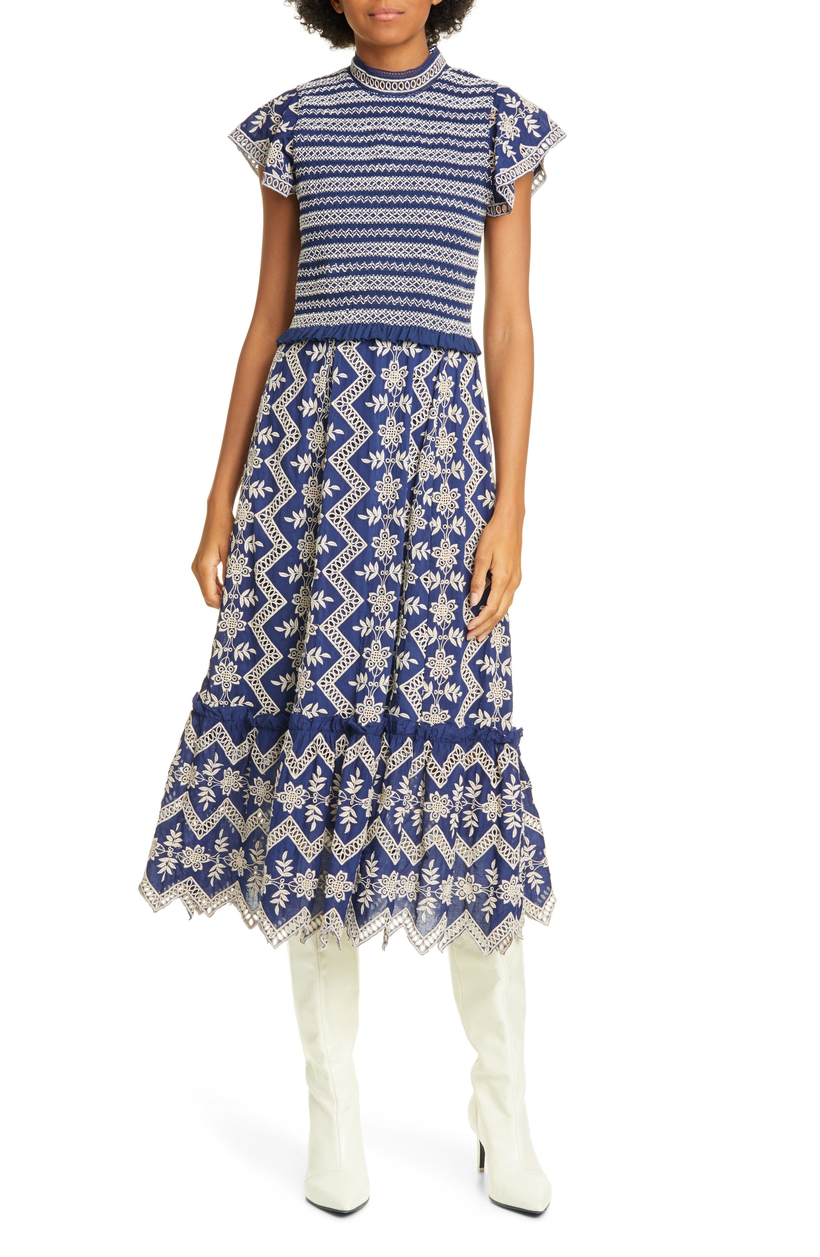 reformation butterfly midi dress