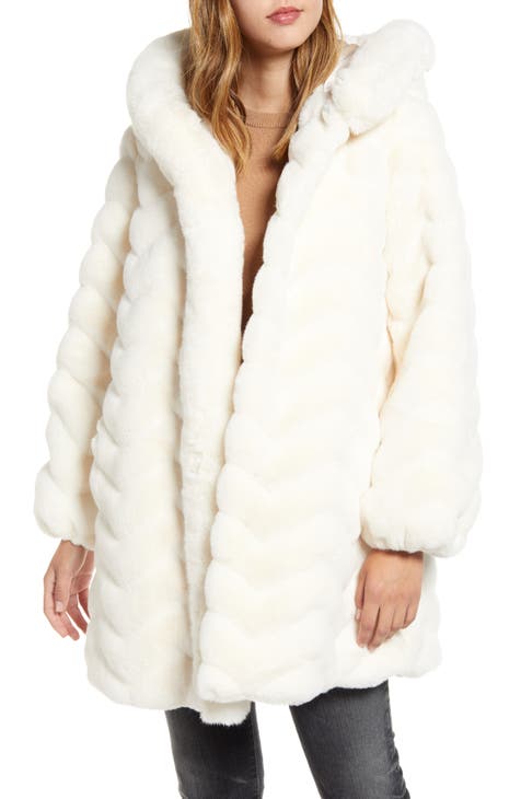 Women's Hooded Faux Fur Coats | Nordstrom