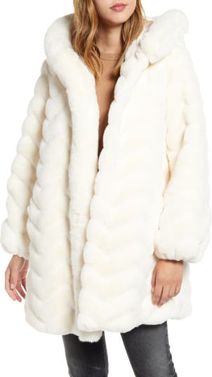 Cozy white faux fur Suit with LV Inspired multi-color Monograms