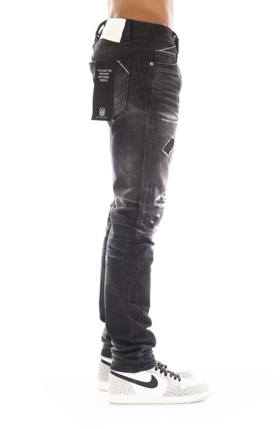 Shop Cult Of Individuality Rocker Ripped Slim Fit Jeans In Thorn