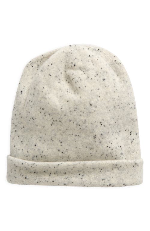 Shop Frenckenberger Cashmere Beanie In Pointilised Grey