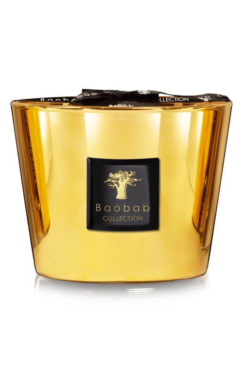 Baobab Collection Les Exclusives Aurum Gold Candle in Shiny Gold 