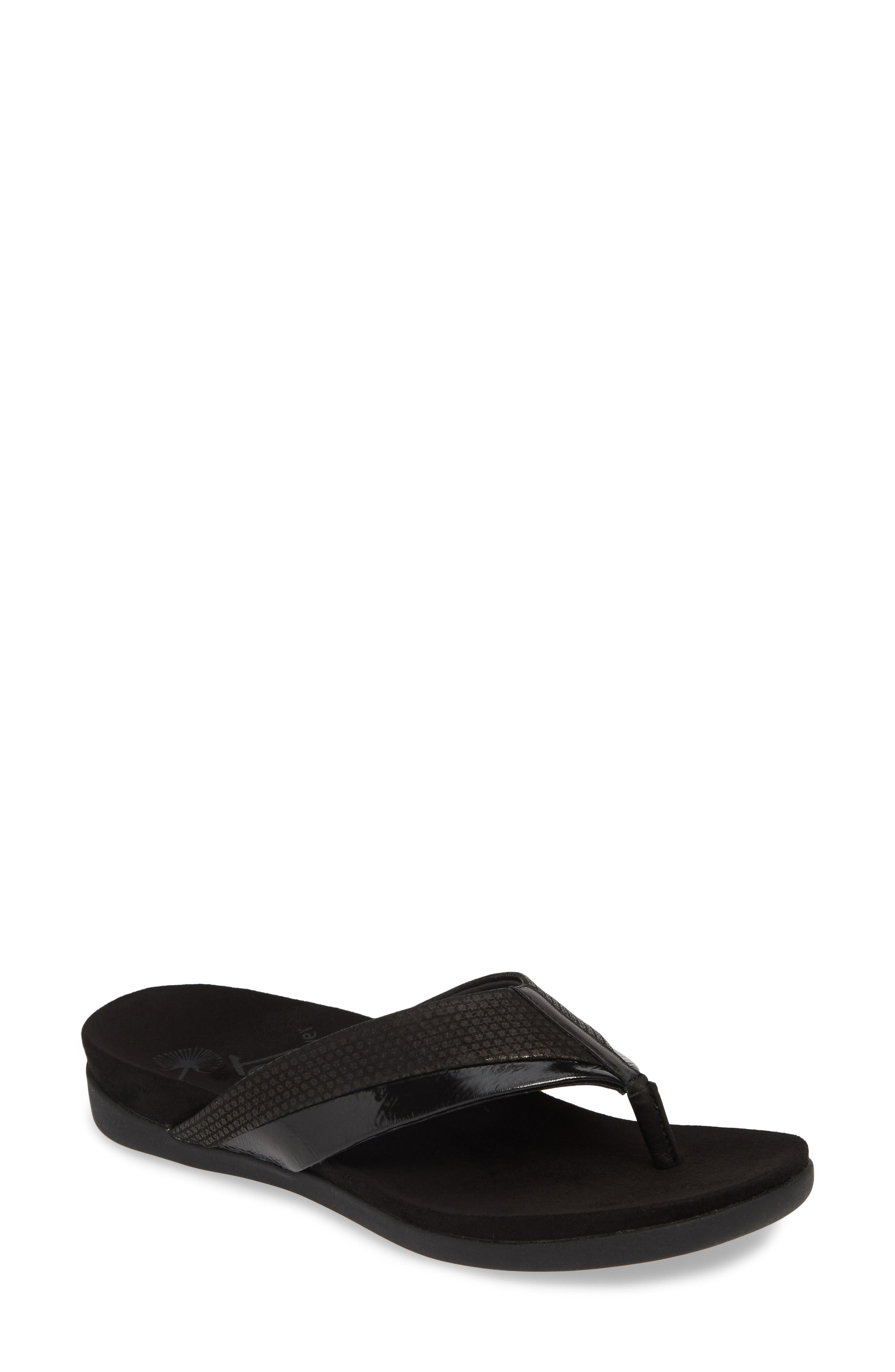 Otbt Emmeth Flip Flop, Black