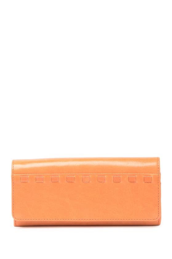 Shop Hobo Rider Leather Wallet In Dusty Coral