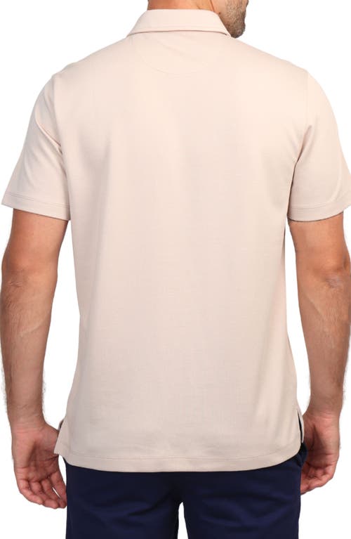 Tailorbyrd Solid Polo In Tan