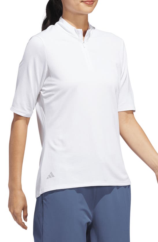 Shop Adidas Golf Ultimate365 Heat.rdy Golf Top In White