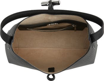 Longchamp Roseau Essential M Hobo bag Anthracite - Leather