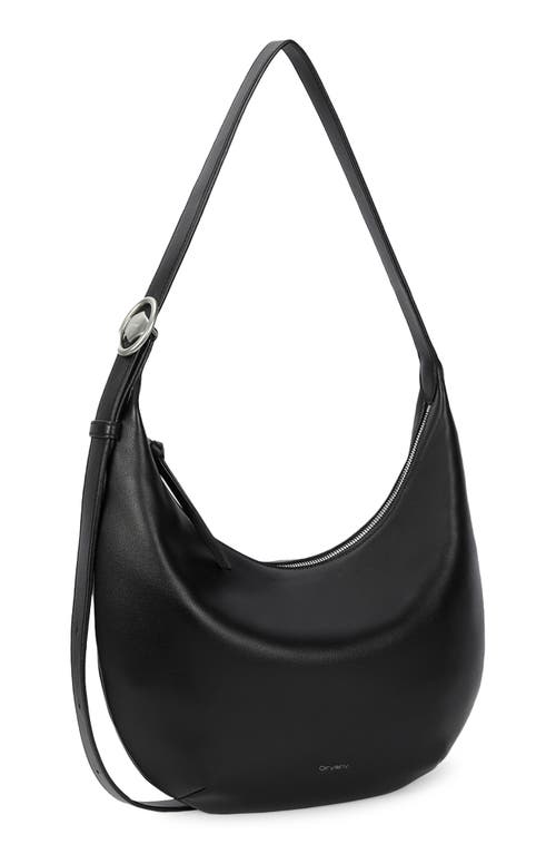 ORYANY ORYANY CRESCENT LEATHER SHOULDER BAG