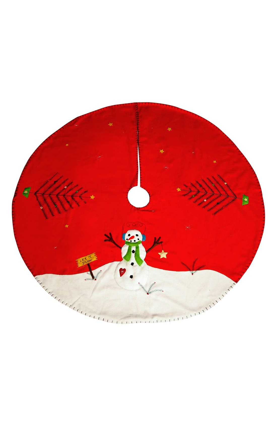 New World Arts Snowman Tree Skirt Nordstrom