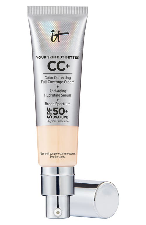 IT Cosmetics CC+ Color Correcting Full Coverage Cream SPF 50+ in Fair Light