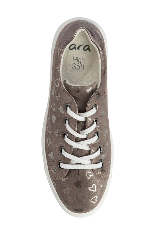 Ara Crystal Platform Sneaker In Moon