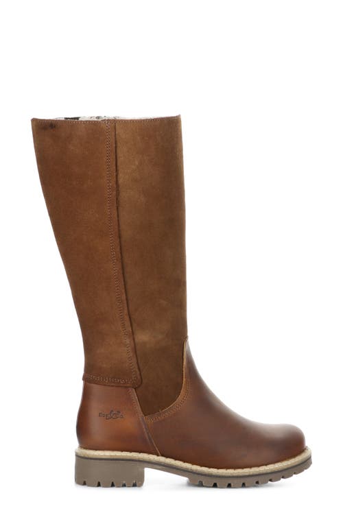 Shop Bos. & Co. Hudson Waterproof Boot In Cognac/redwood Gobi/suede