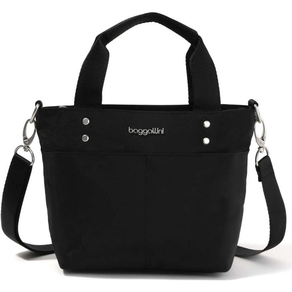 Baggallini Women's Mini Carryall Tote Bag In Black