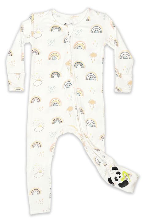 Kids' Rainbow Convertible Footie Fitted One-Piece Pajamas (Baby & Toddler)