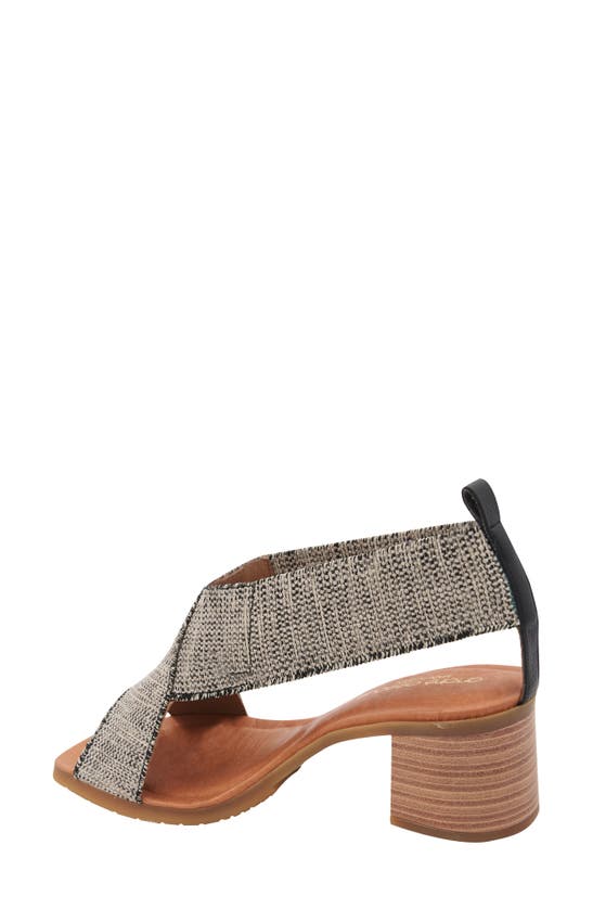 Shop Andre Assous Naira Featherweights™ Sandal In Black/ Beige