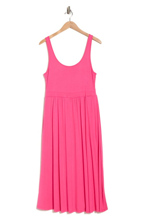 Shop Stitchdrop Pirouvette Tank Dress In Pink Flash