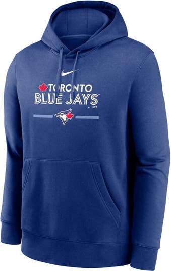 Men's Nike Royal Toronto Blue Jays Authentic Collection Therma Performance Pullover Hoodie Size: Large