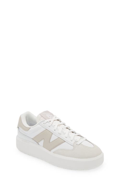 New Balance Gender Inclusive CT302 Tennis Sneaker White/Rosewood at Nordstrom, Women's