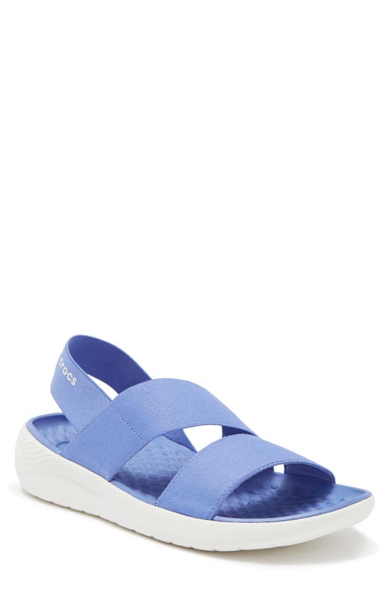 Crocs Literide Stretch Sandal In Lapis White ModeSens