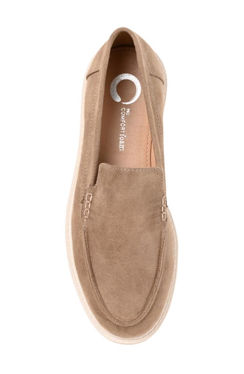 Shop Journee Collection Ericka Lug Sole Platform Loafer In Taupe