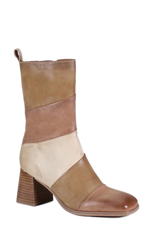 Diba True Mocktail Bootie In Rust/camel/beige