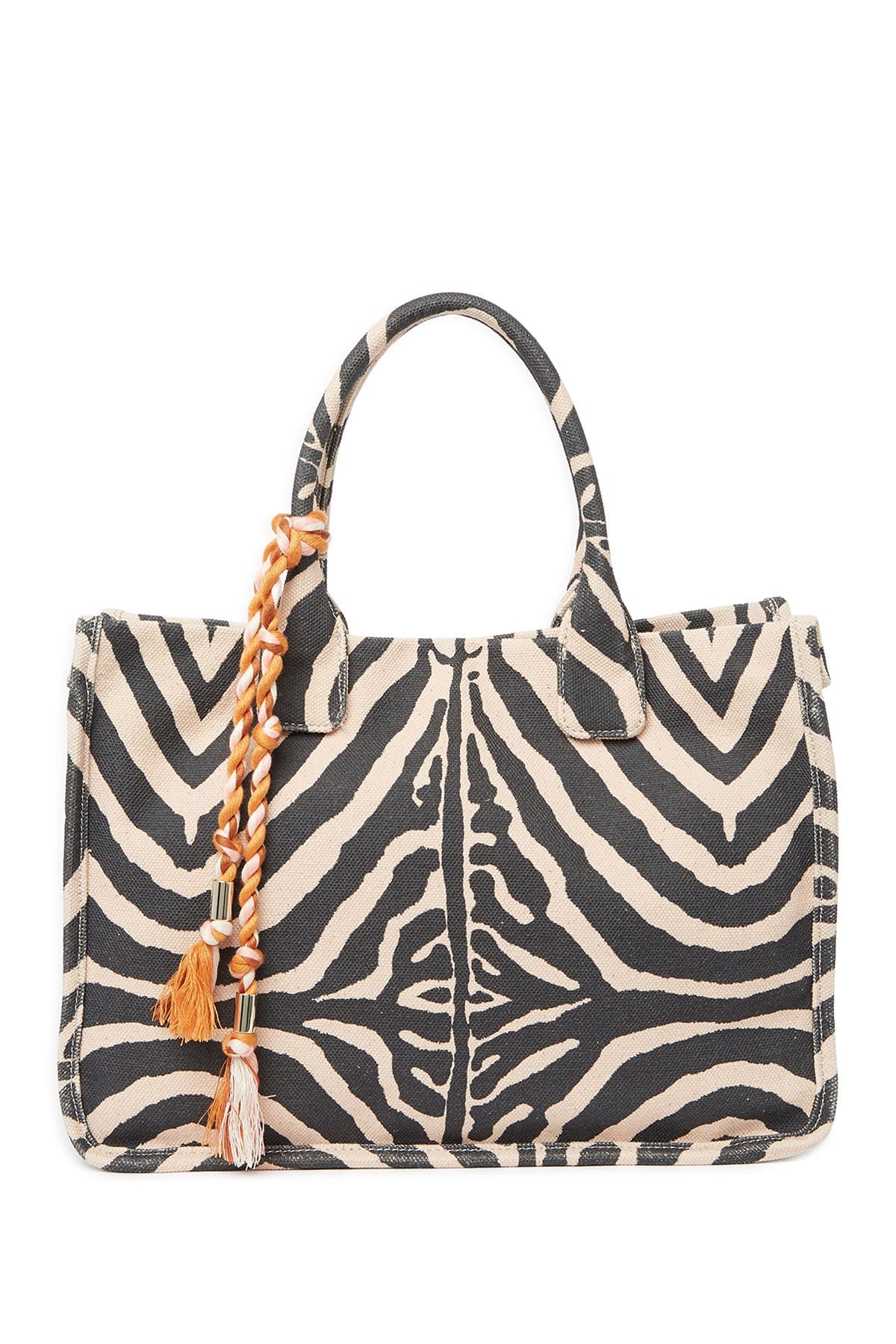Vince Camuto Orla Printed Tote Bag In Taupe 01