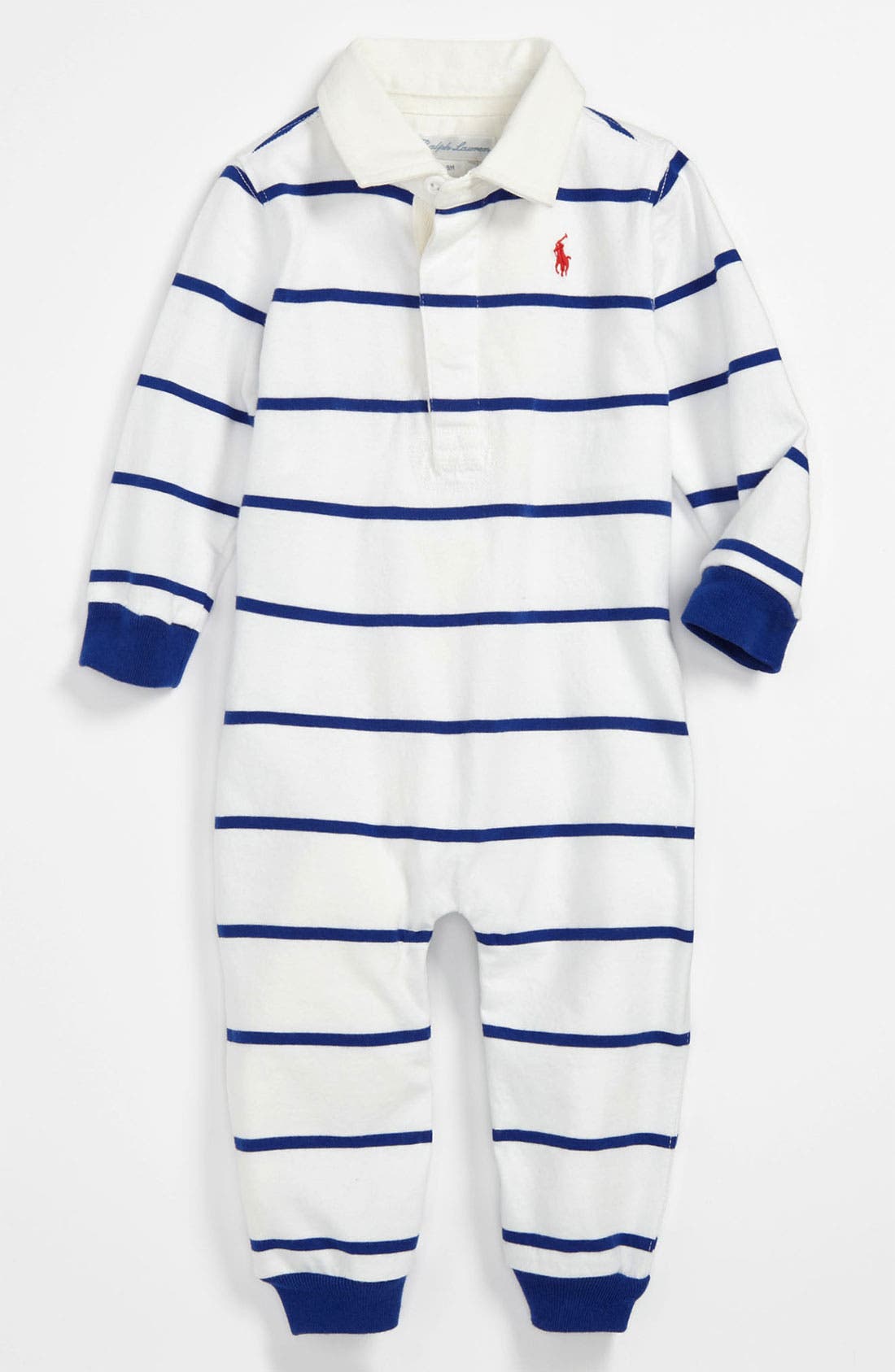 Ralph Lauren Stripe Romper (Infant) Nordstrom