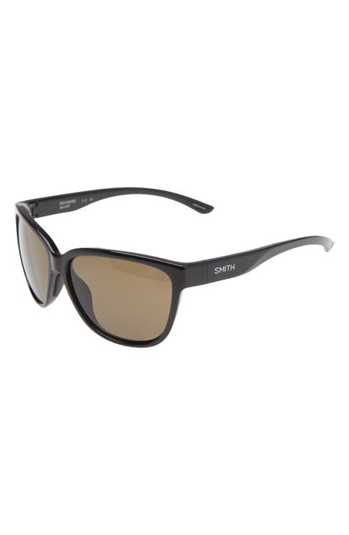 Shop Smith 58mm Monterey Chromapop™ Polarized Sport Sunglasses In Black/grey Green