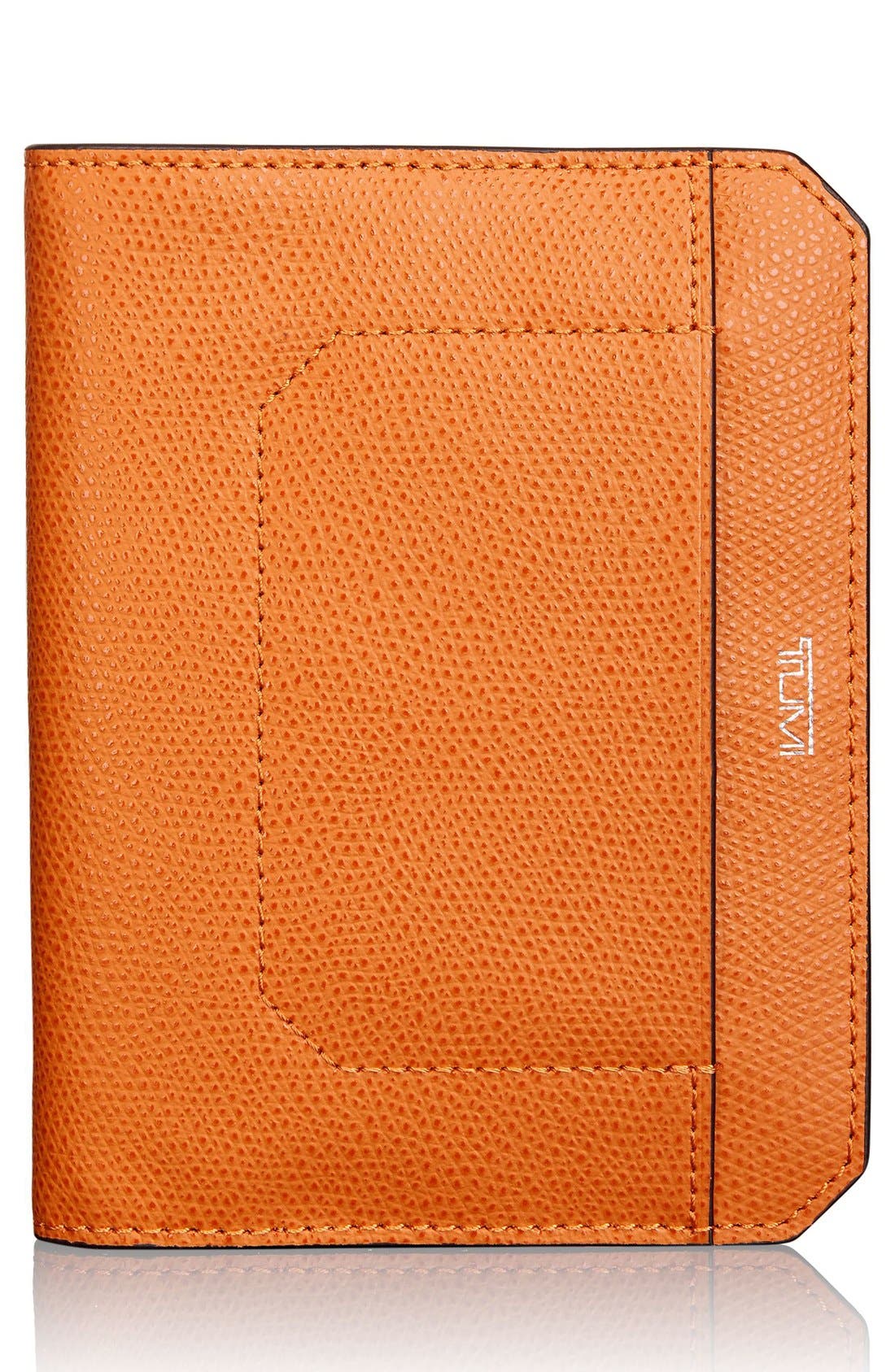 UPC 742315340852 product image for Women's Tumi Leather Passport Cover - Orange | upcitemdb.com