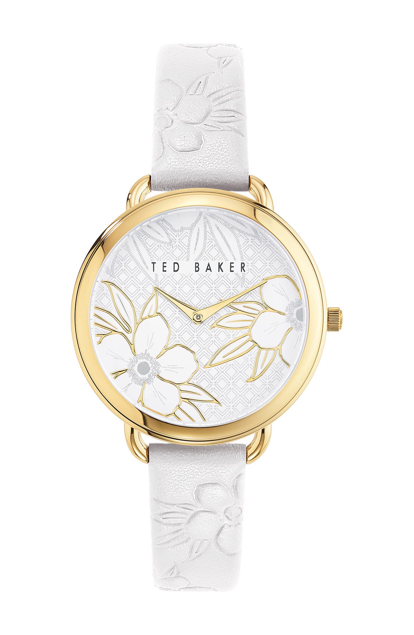 ted baker floral strap watch