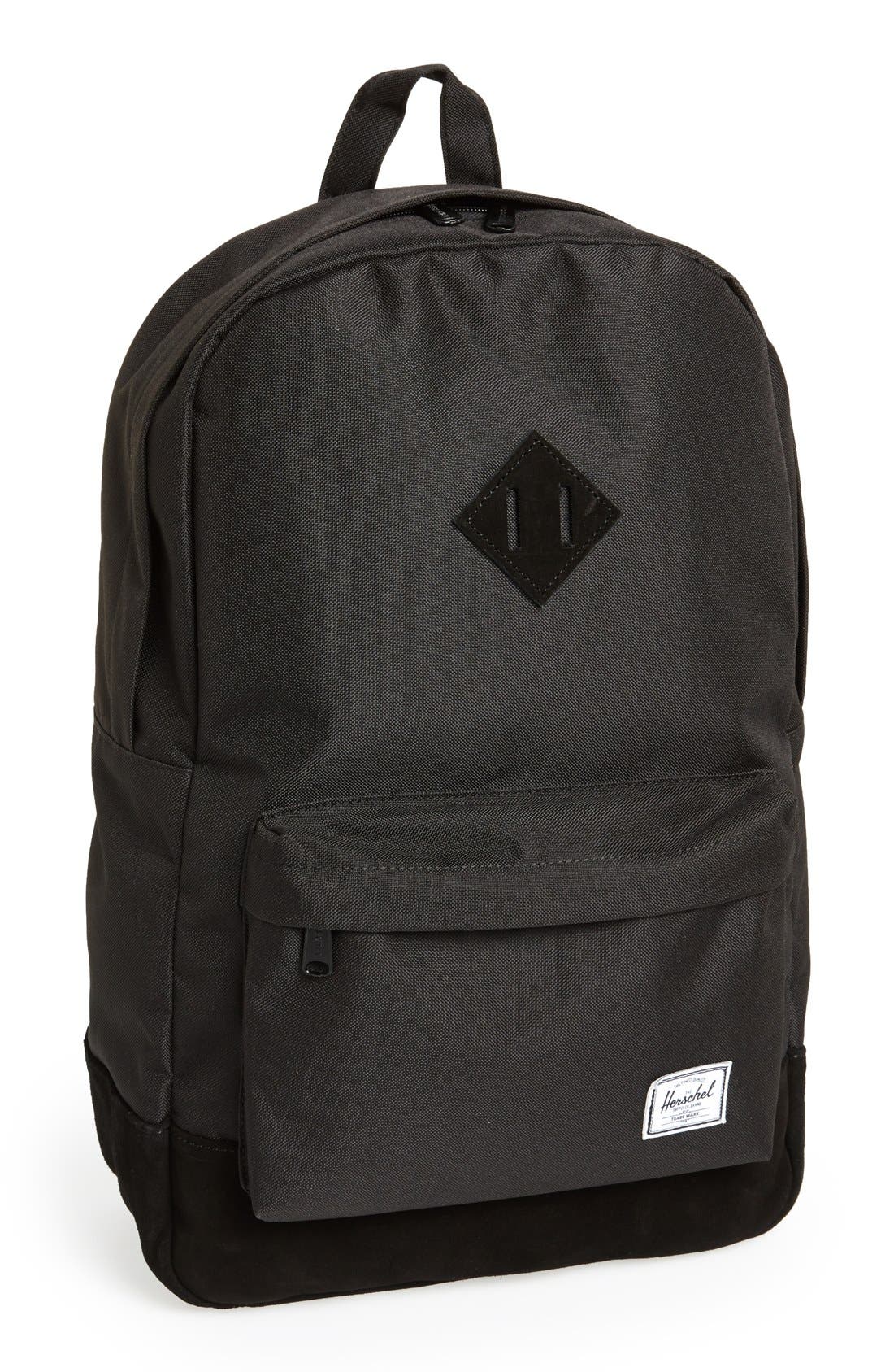 herschel suede backpack