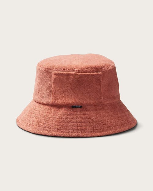 Hemlock Marina Bucket Hat In Red Clay