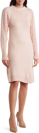 Eliza j stitch detail sweater dress best sale
