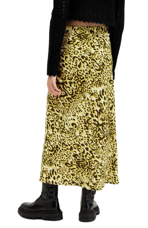 ALLSAINTS ALLSAINTS CARLA ABSTRACT ANIMAL PRINT MAXI SKIRT 