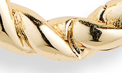 Shop Nordstrom Rack Demi Fine 2-pack Assorted Huggie Hoop Earrings In Gold