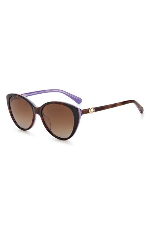 KATE SPADE KATE SPADE NEW YORK VISALIA 55MM GRADIENT CAT EYE SUNGLASSES 