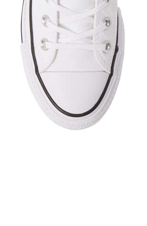 Shop Converse Chuck Taylor® All Star® Lift High Top Platform Sneaker In White/black/white