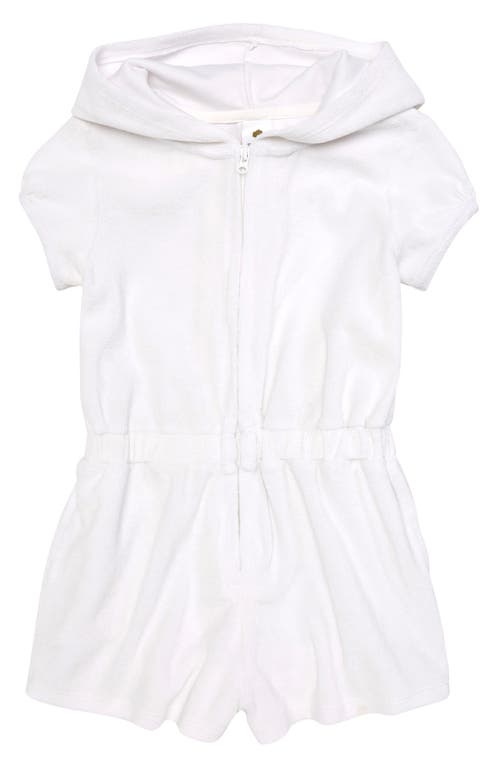Tucker + Tate Kids' Terry Cover-Up Romper in White
