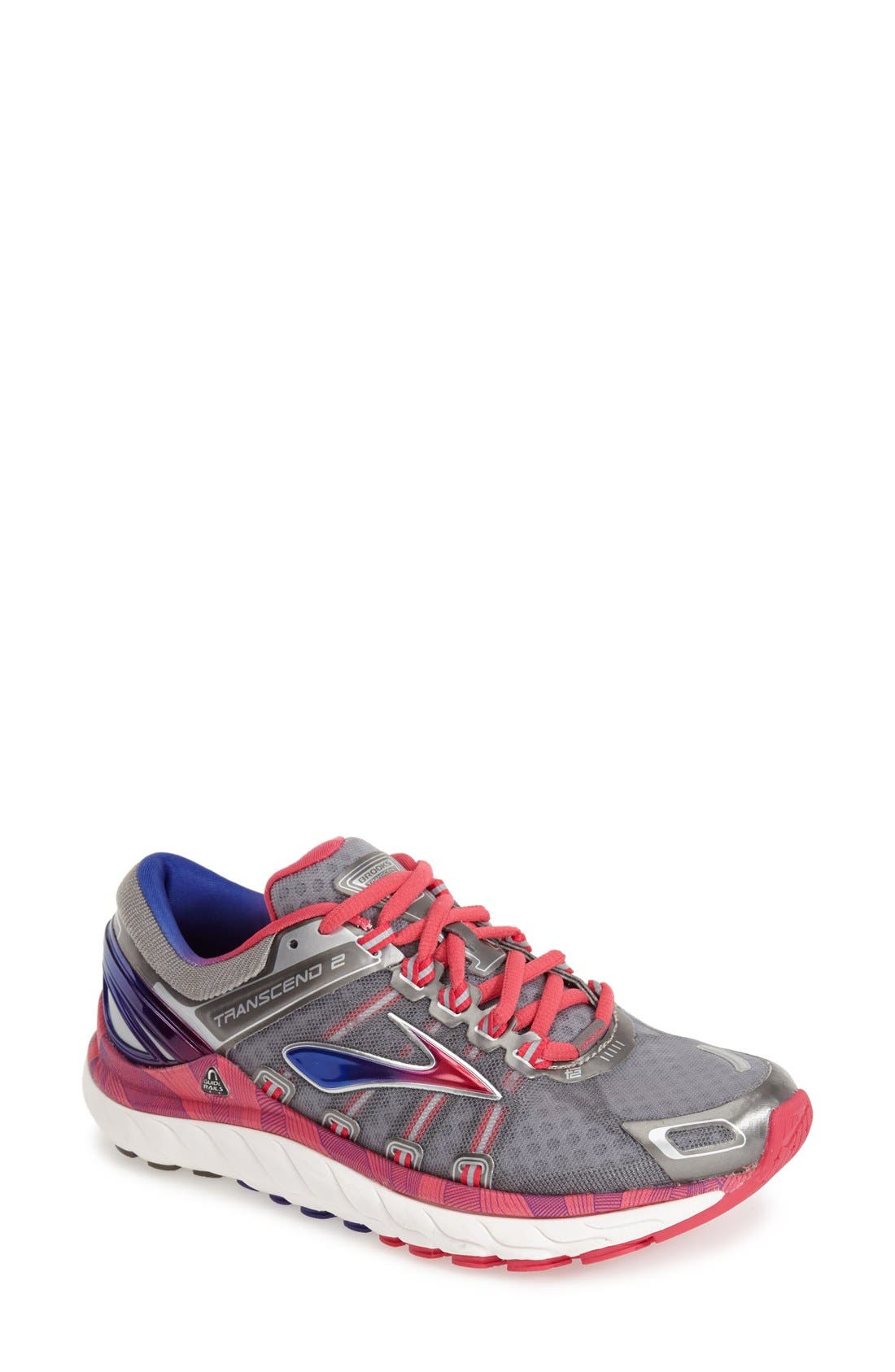 brooks transcend 2 grey