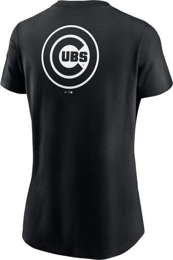 Nike Women's Nike Black Chicago Cubs Over Shoulder T-Shirt