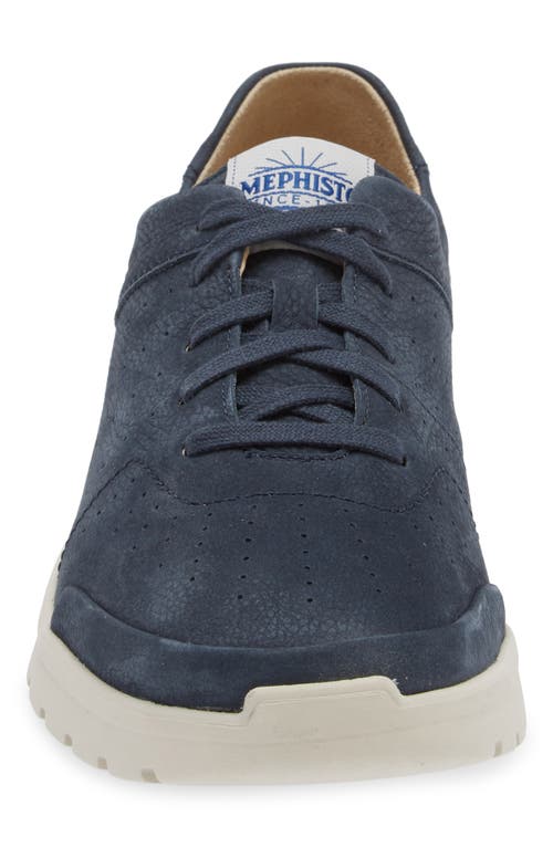 Shop Mephisto Waren Sneaker In Jeans Blue