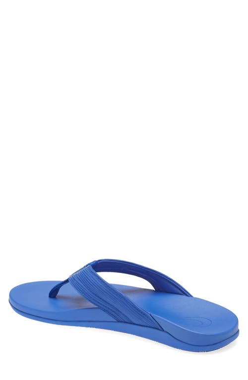 Shop Olukai Maha Flip Flop In Sunset Blue/sunset Blue