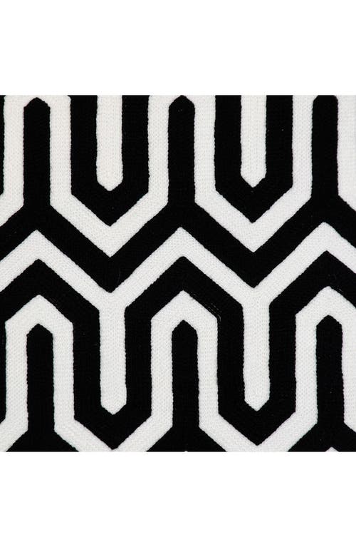 Parkland Collection Machu Throw Pillow In Black