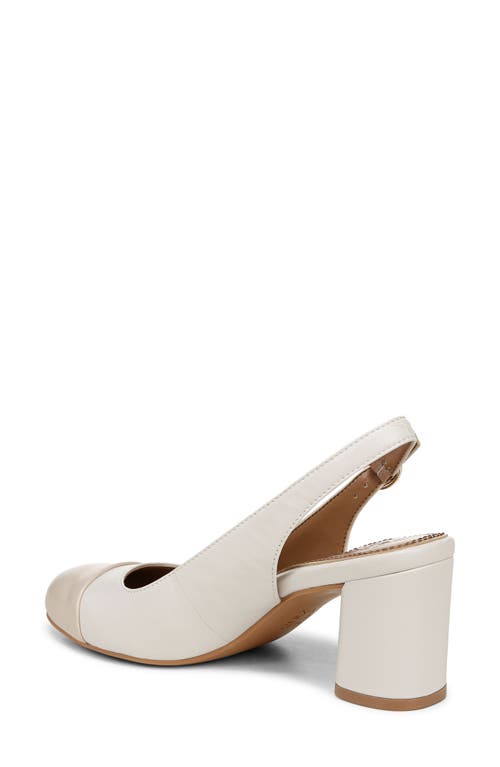 Shop Naturalizer Sophie Slingback Pump In Warm White/porcelain