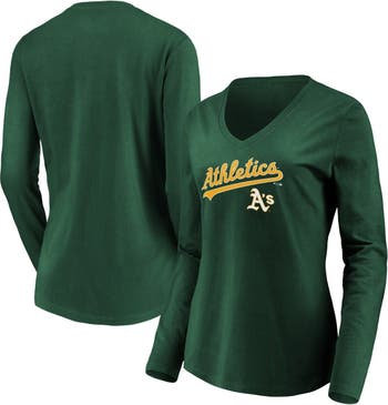 Buy Red Jacket Oakland Athletics Swinging A's Front Logo T-Shirt