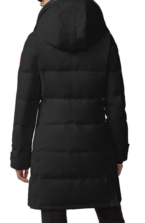 Shop Canada Goose Shelburne Water Resistant 625 Fill Power Down Parka In Black