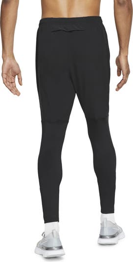 Nike Dri-FIT Challenger Men's Running Pants - Black/Honeydew