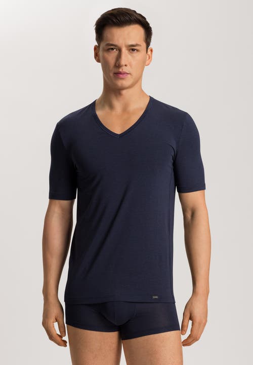 HANRO HANRO NATURAL FUNCTION V-NECK T-SHIRT 