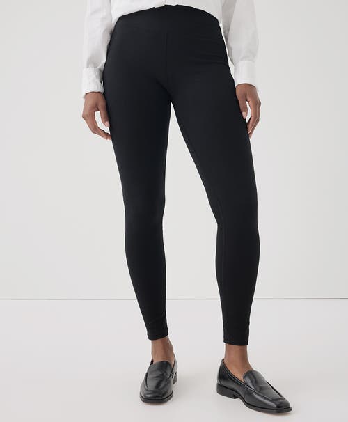 Shop Pact Purefit Legging Made With Organic Cotton In Black